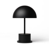 Printworks Riviera Portable LED Table Lamp - Black (Rechargeable Cordless Bedside Light)