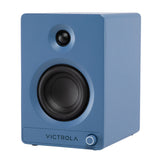 Victrola Tempo Bookshelf Speakers - Blue
