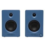 Victrola Tempo Bookshelf Speakers - Blue
