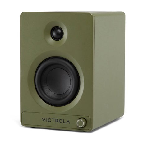 Victrola Tempo Bookshelf Bluetooth Speakers - Green