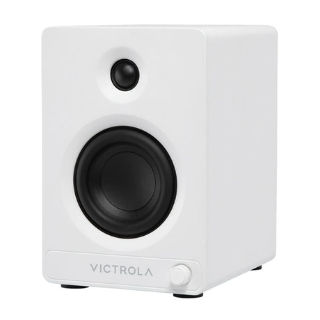 Victrola Tempo Bookshelf Speakers - White