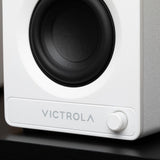 Victrola Tempo Bookshelf Speakers - White