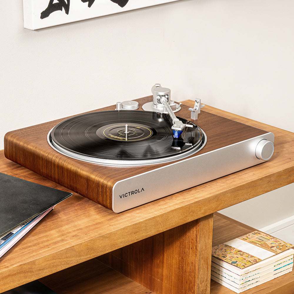 Victrola Stream Sapphire Wi-Fi & Bluetooth Turntable - Walnut