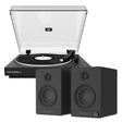 Victrola Automatic Turntable + Tempo Bookshelf Speakers Bundle - Black