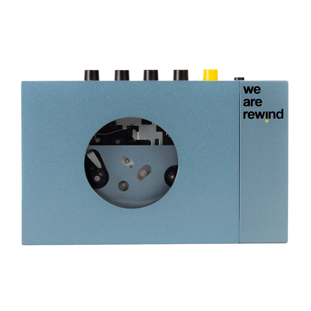 We Are Rewind Portable Cassette Player & Recorder - Kurt, Blue
