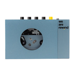 We Are Rewind Portable Cassette Player & Recorder - Kurt, Blue