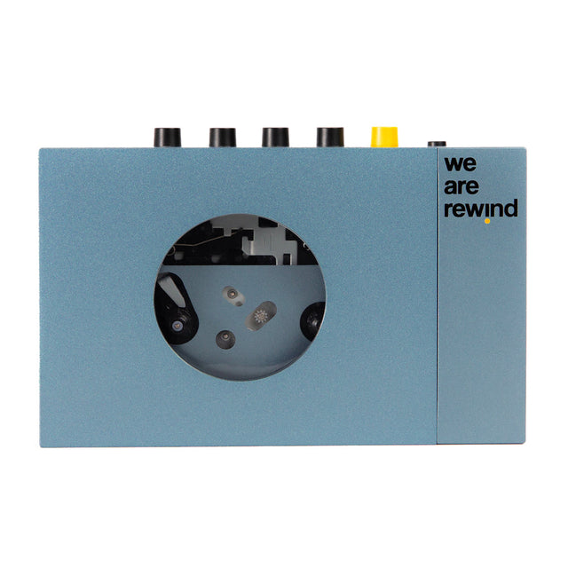 We Are Rewind Portable Cassette Player & Recorder - Kurt, Blue