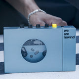 We Are Rewind Portable Cassette Player & Recorder - Kurt, Blue