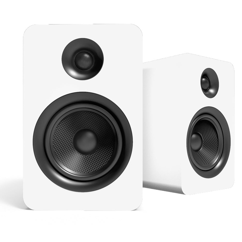 Kanto YU Passive 5.25" Speakers - White, Pair (with 1" Silk Dome Tweeter and 5.25" Kevlar Woofer)