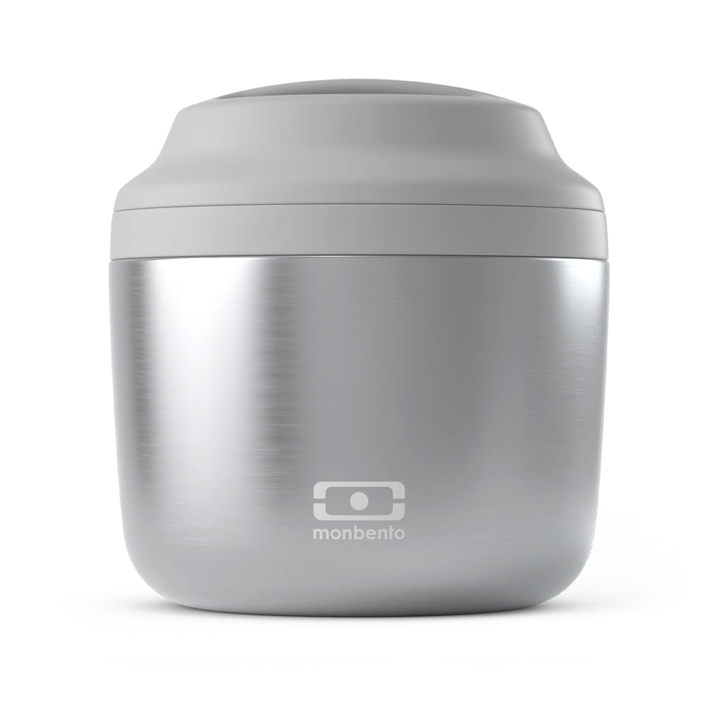 Monbento Mb Element Insulated Bento Box - Metallic Silver
