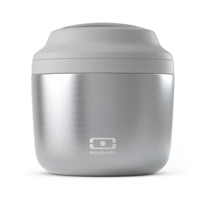 Monbento Mb Element Insulated Bento Box - Metallic Silver