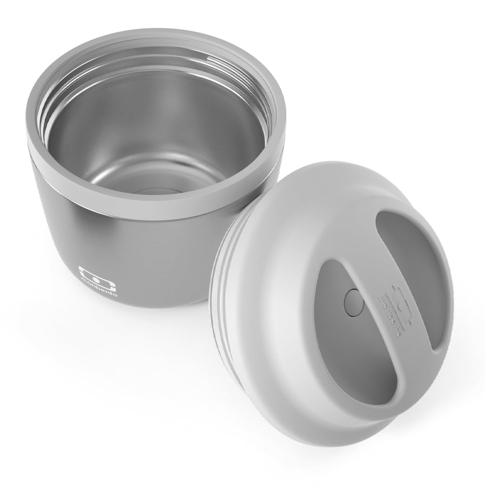 Monbento Mb Element Insulated Bento Box - Metallic Silver