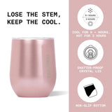 Corkcicle Stemless - 340ml Walnut Wood