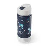Monbento Twisty Kids Water Bottle with Snack Container - Wolf
