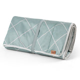 Monbento Waterproof Picnic Blanket for Outdoor Meals - Green Natural