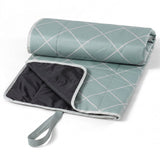 Monbento Waterproof Picnic Blanket for Outdoor Meals - Green Natural