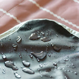 Monbento Waterproof Picnic Blanket for Outdoor Meals - Pink Moka