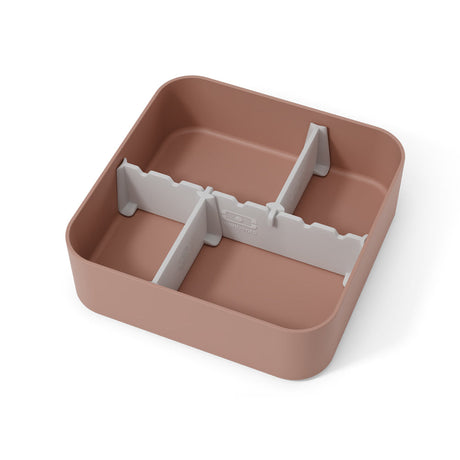 Monbento Flex 2 Compartment Lunch Box with Cutlery - Pink Moka