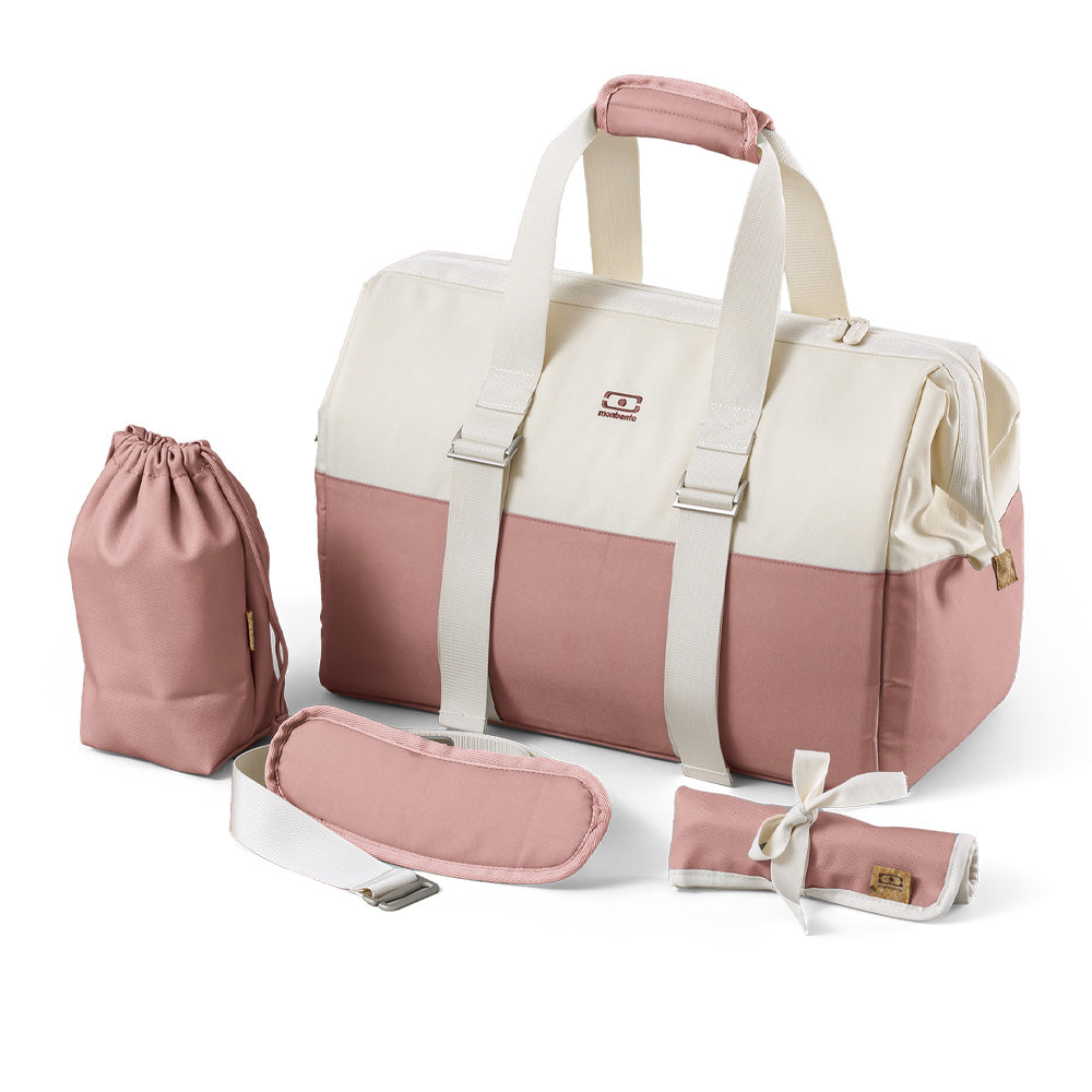 Monbento Escape XXL Insulated Cooler Bag - Pink Moka