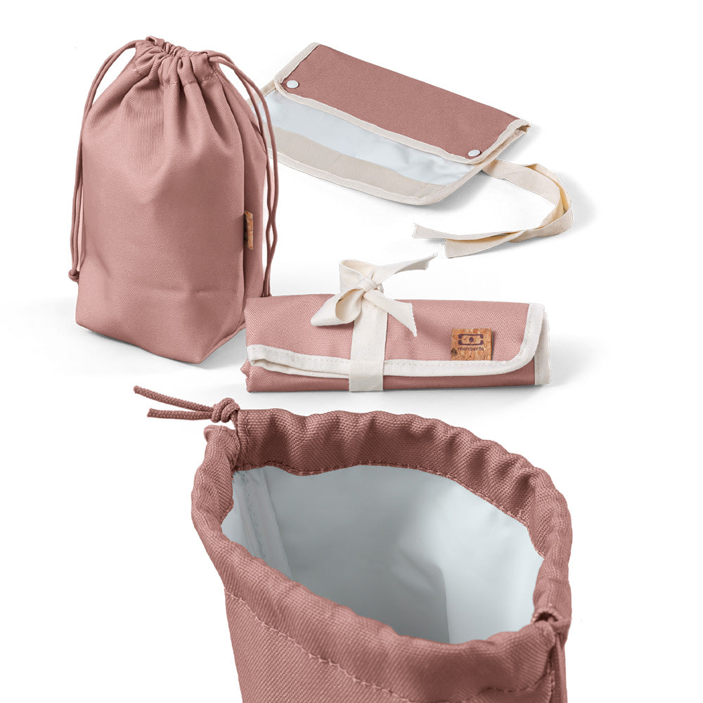 Monbento Escape XXL Insulated Cooler Bag - Pink Moka