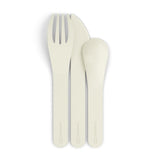 Monbento Mb Pocket Plastic Cutlery Set - Natural
