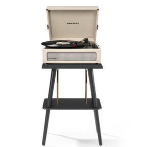 Crosley Voyager Bluetooth Portable Turntable + Stand Bundle - Dune