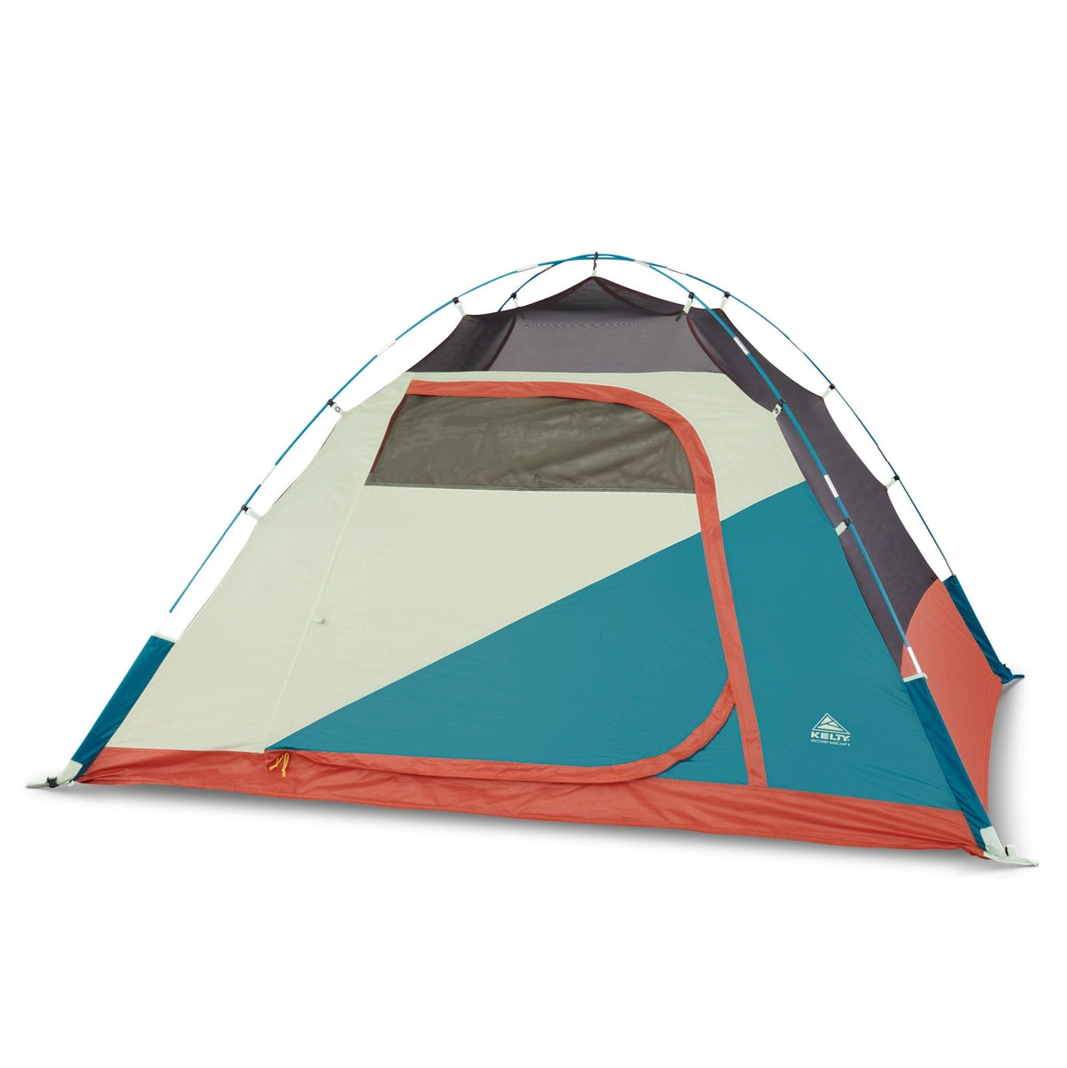 KELTY Discovery Basecamp 4 Person Camping Tent - 3-Season Family Tent w/ Quick Corners