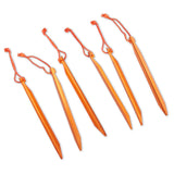 KELTY Feather Stake 6 Pack - 7001 Aluminium (16.5cm Lightweight Tent Pegs)