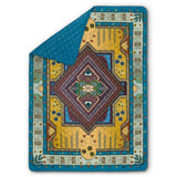 KELTY Jeanie's Insulated Camping Blanket - Stormy Blue/Jeanie (Water-Resistant Picnic Rug)