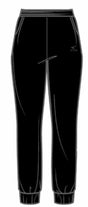 Sfida Lucinda Womens French Terry Cuffed Pants - Black (Trackies/Joggers) - BLACK