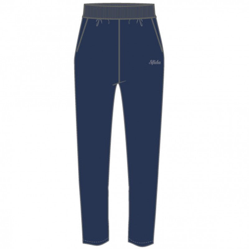 Sfida Elementary Womens Fleece Track Pants - Navy (Trackies/Sweatpants)