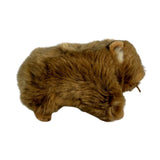 Bocchetta 14cm Mini Wombat Plush Toy (Australian Stuffed Animal Souvenir Keyring Gift)