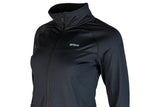 Sfida Primrose Womens Performance Jacket - Black (Reflective Zip Up Activewear)