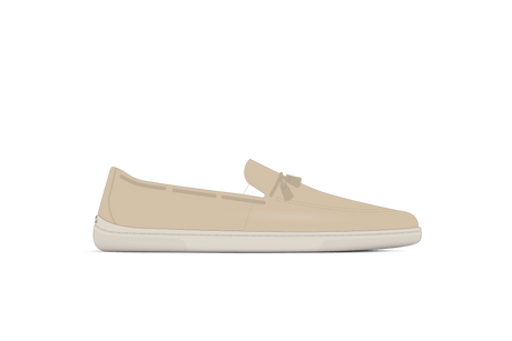 Be Lenka Mens Portsiders Barefoot Moccasins - Beige