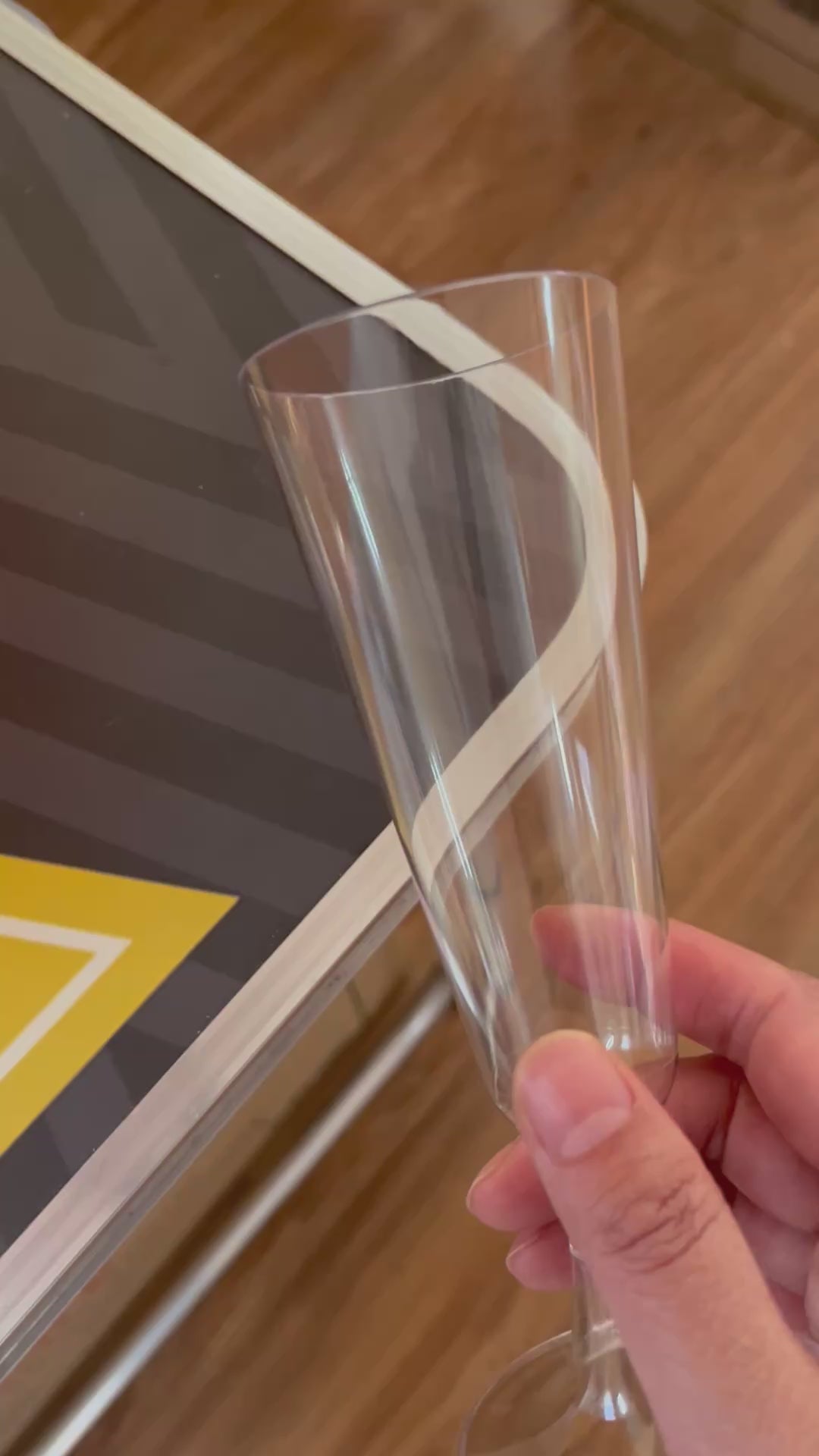 144x 150ml Plastic Champagne Flutes - Clear Wine Glasses (Bulk)