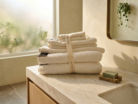 Renee Taylor Aireys 650 GSM Zero Twist Cotton Towels - Snow (Bath, Hand & Face Towel/Bath Sheet & Bath Mat)