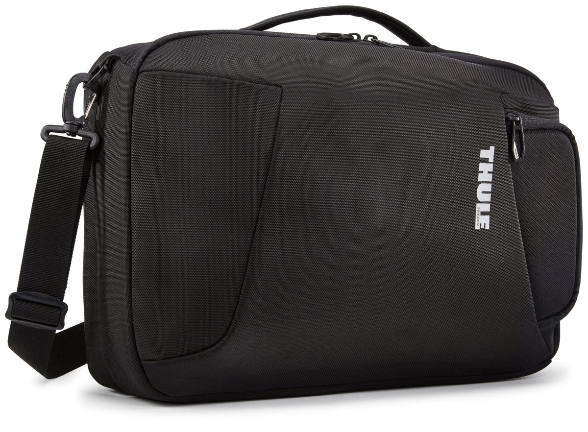 Thule Accent 17L Convertible Laptop Backpack - Black (2-in-1 Briefcase, 16" MacBook)