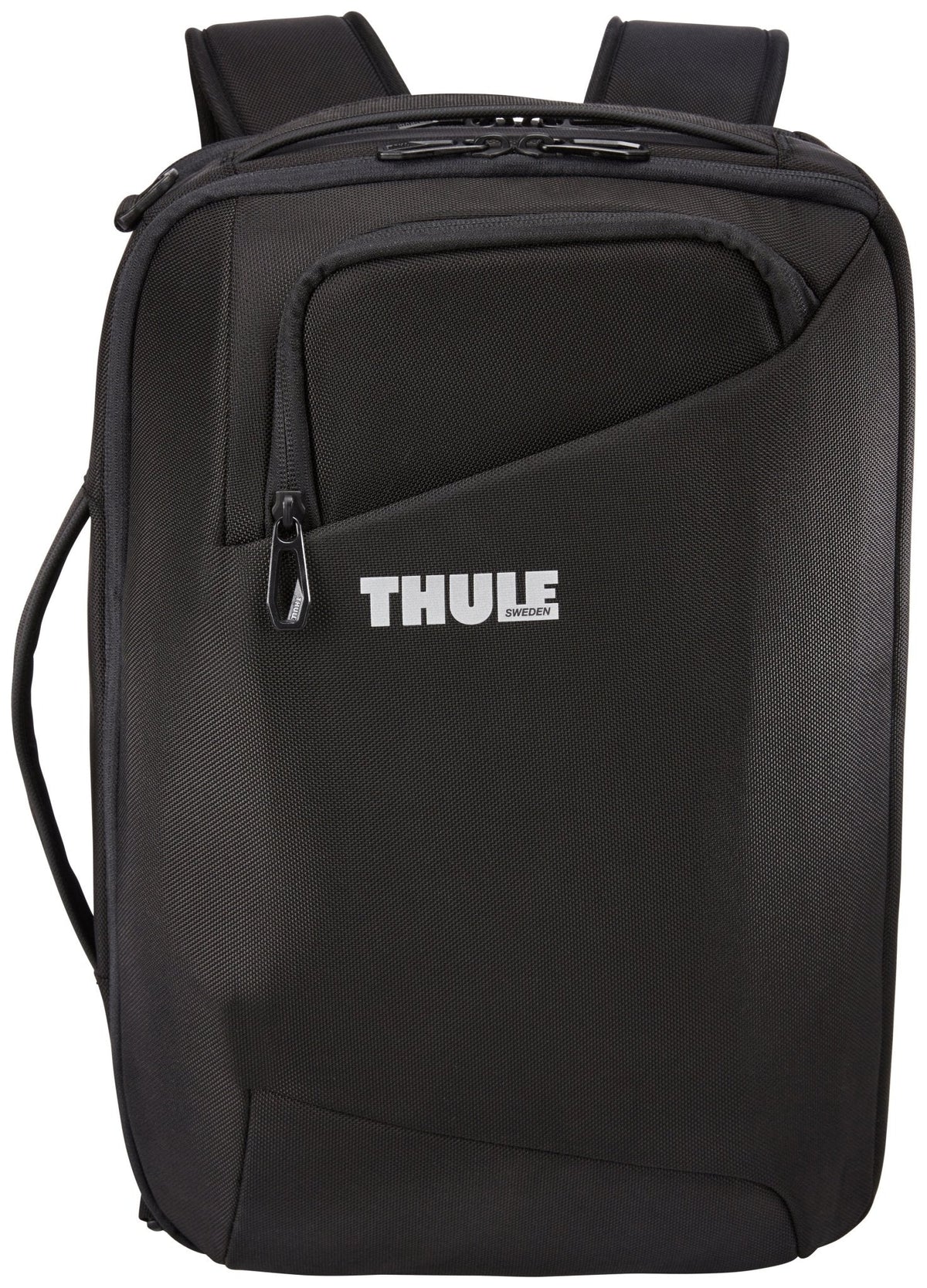 Thule Accent 17L Convertible Laptop Backpack - Black (2-in-1 Briefcase, 16" MacBook)