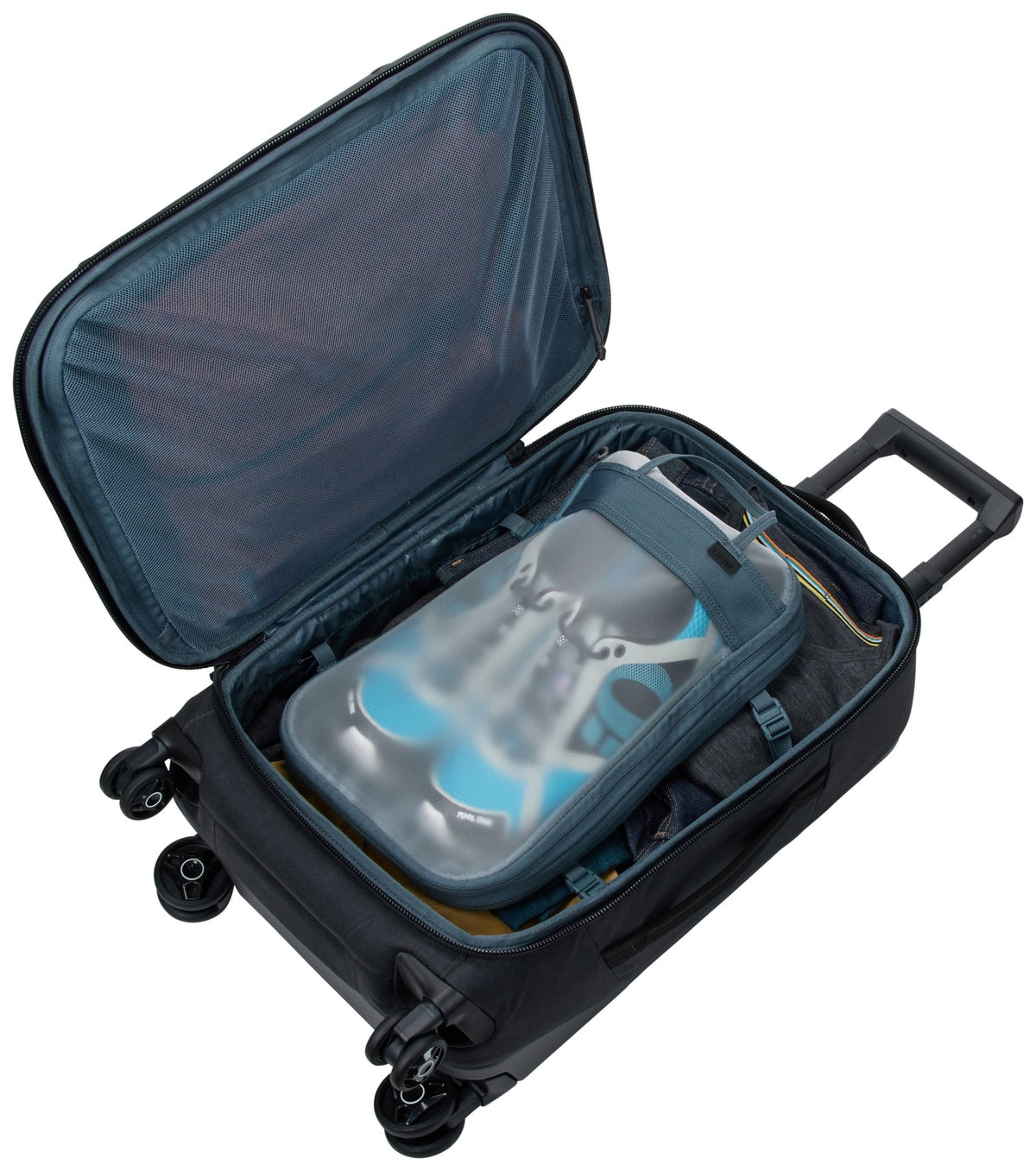 Thule Aion 55cm/35L Carry On Spinner Suitcase - Black (Luggage w/ Removable Packing Cube)