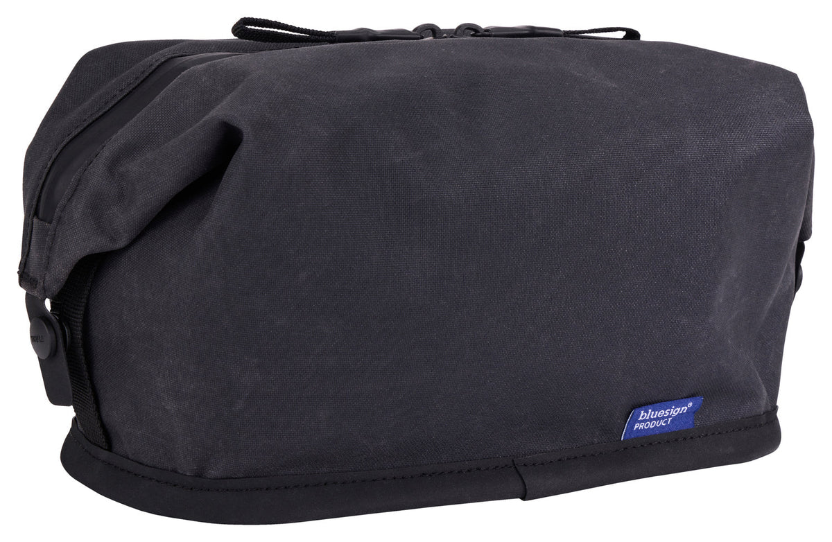 Thule Aion 5L Waxed Canvas Toiletry Bag - Black (TSA Travel Wash Pouch Organiser)