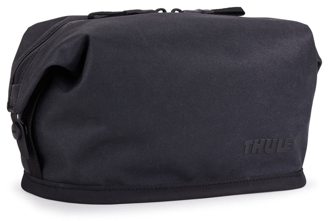 Thule Aion 5L Waxed Canvas Toiletry Bag - Black (TSA Travel Wash Pouch Organiser)