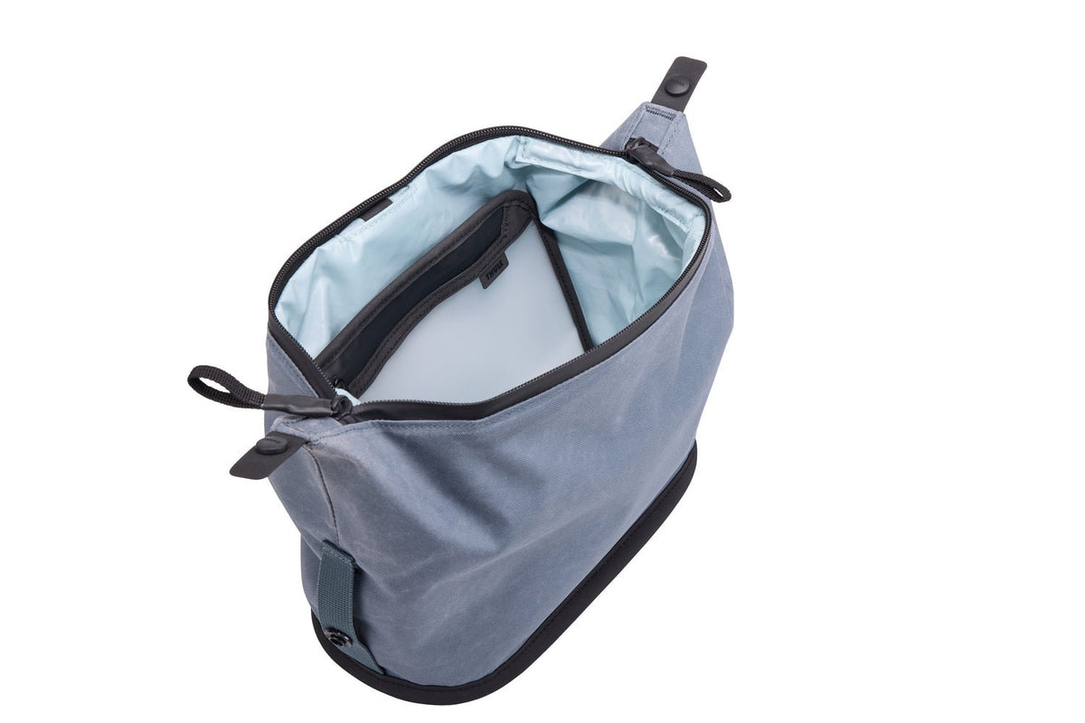 Thule Aion 5L Waxed Canvas Toiletry Bag - Dark Slate (TSA Travel Wash Pouch Organiser)