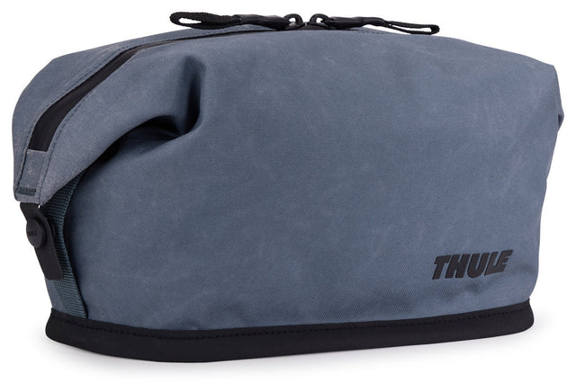 Thule Aion 5L Waxed Canvas Toiletry Bag - Dark Slate (TSA Travel Wash Pouch Organiser)