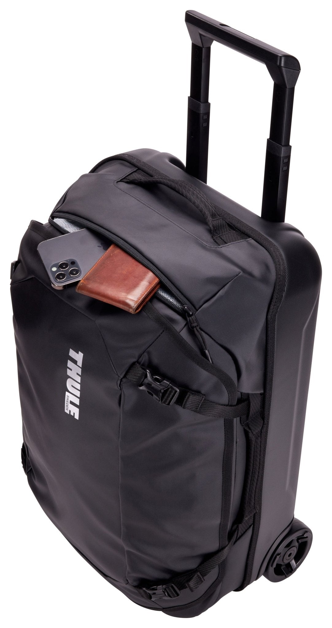 Thule Chasm 40L Carry On Wheeled Duffel Bag - Gloss Black (Travel Suitcase)
