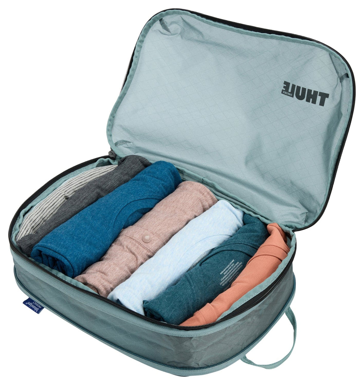 Thule Medium Compression Packing Cube 36x25x15cm - Pond Grey (Travel Storage Bag)