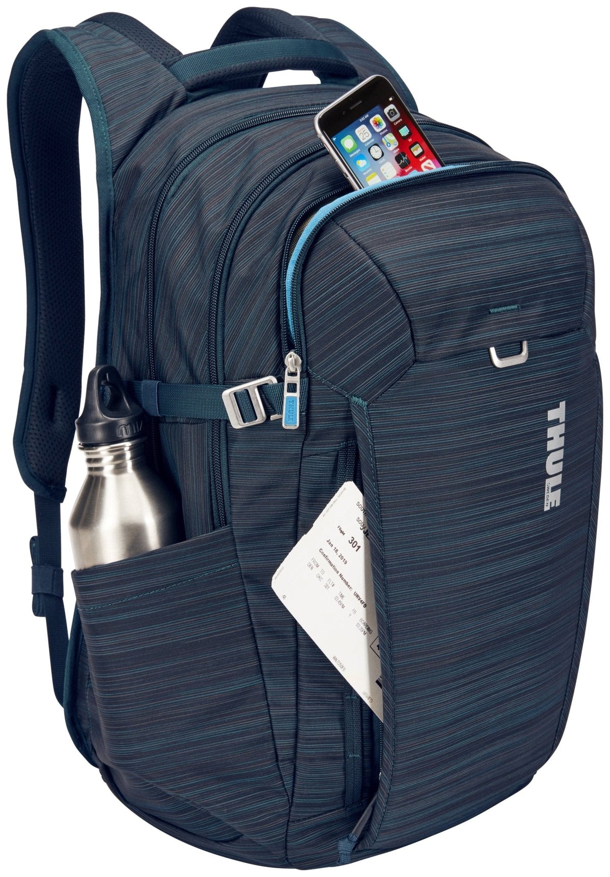 Thule Construct 28L Laptop Backpack - Carbon Blue (w/ 17" Laptop & 11" Tablet Pockets)