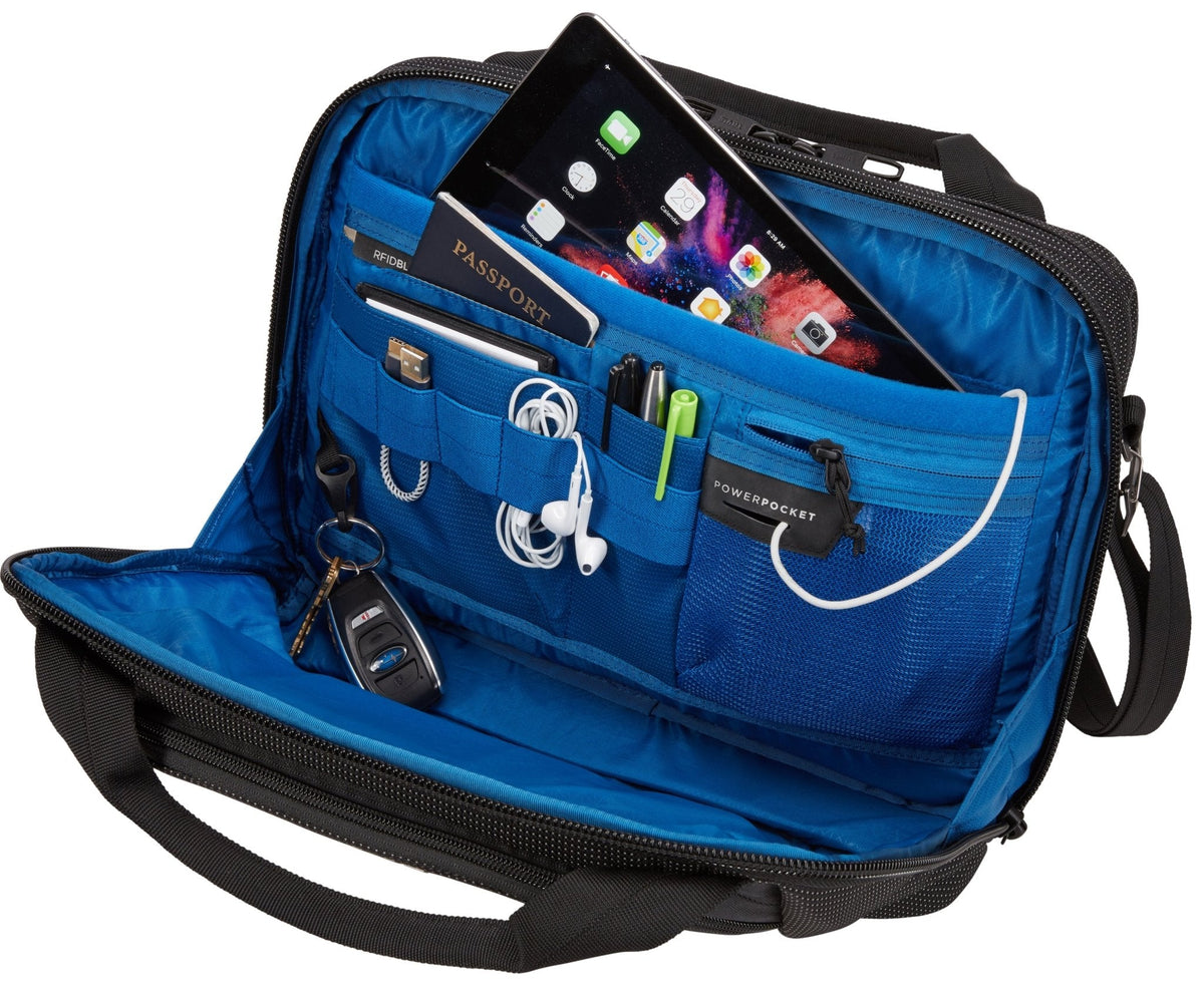 Thule Crossover 2 13.3" Laptop Attache Bag - Black (Briefcase w/ RFID Pocket)