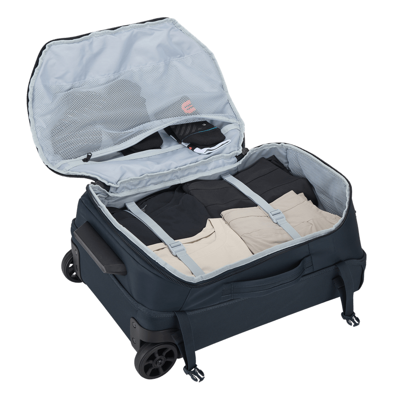 Thule EnRoute 44L 2-Wheel Carry On Suitcase - Darkest Blue (Duffel Style Travel Luggage)