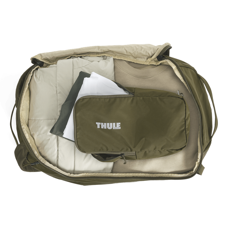 Thule EnRoute 60L Duffel Travel Bag - Natural Green (Convertible Duffle Backpack)