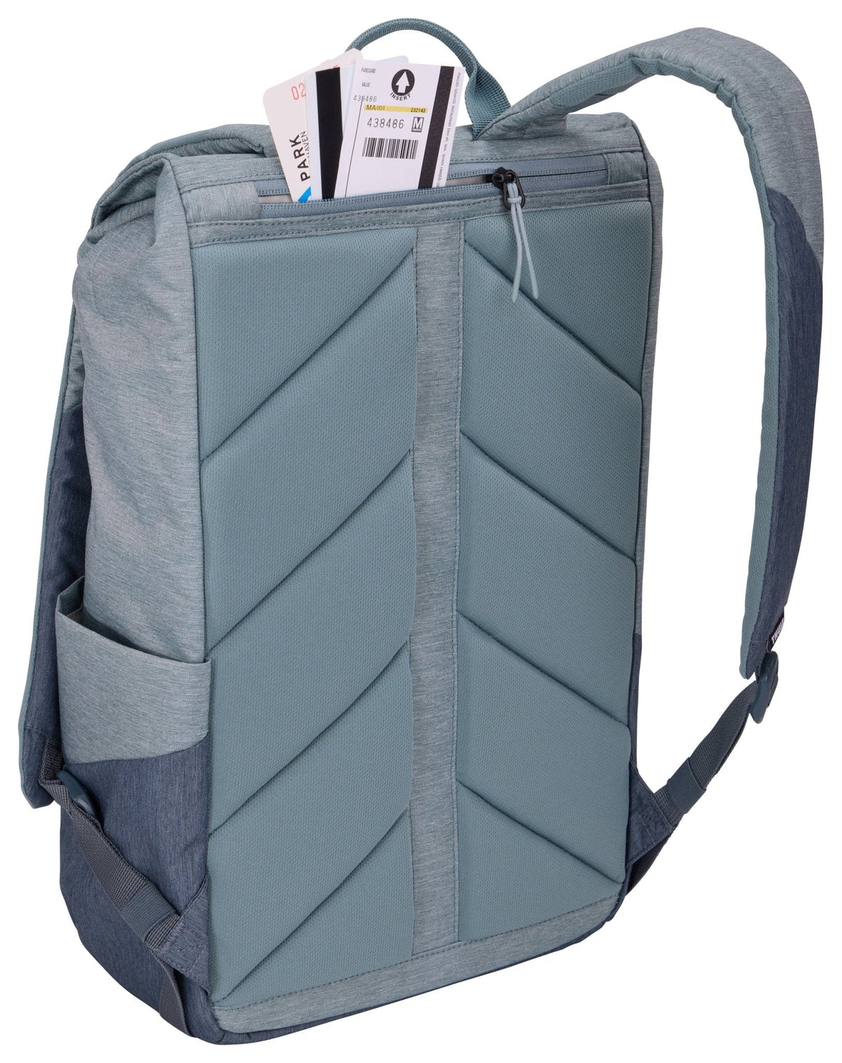 Thule Lithos 16L Laptop Backpack - Pond Grey/Dark Slate (w/ 16" MacBook Pocket)